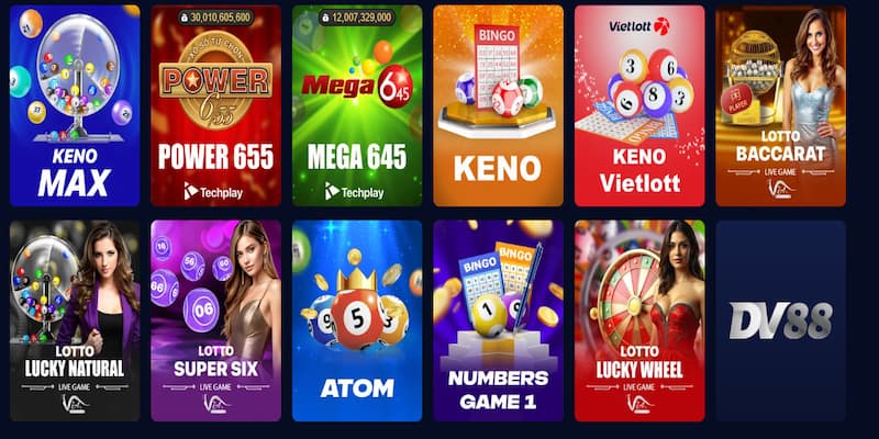 Xổ số DV88  Xổ số DV88 với ưu điểm nổi bật